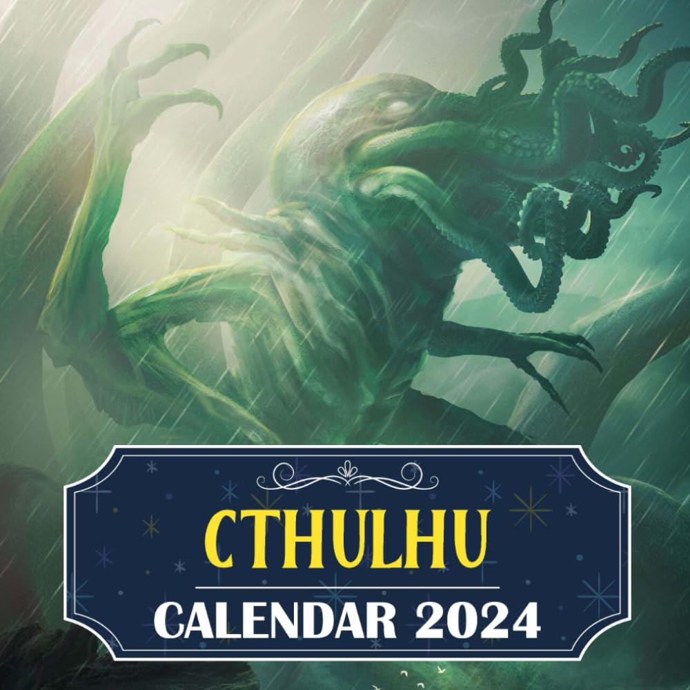 Cthulhu Calendar 2024 Calendar 20242025 From January 2024 to December