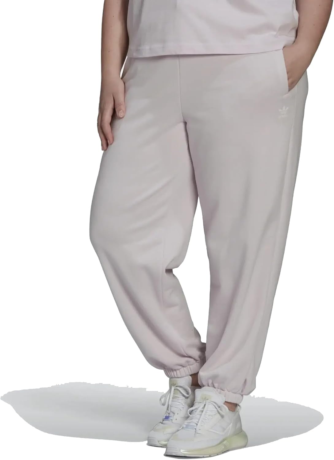 adidas Originals Womens Comfort Slouchy Sweat Pants, Plus Sizes