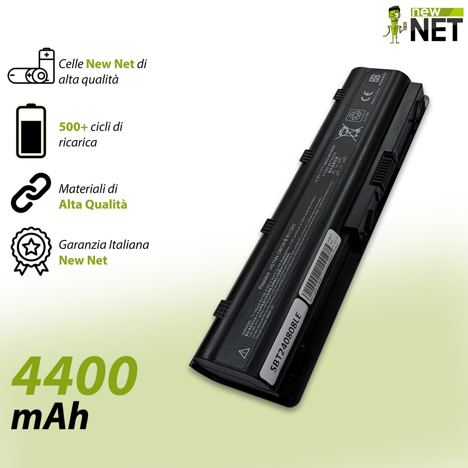 Batteria Del Computer Portatile Per HP Pavilion HSTNN-Q68C Q69C - Foto 8