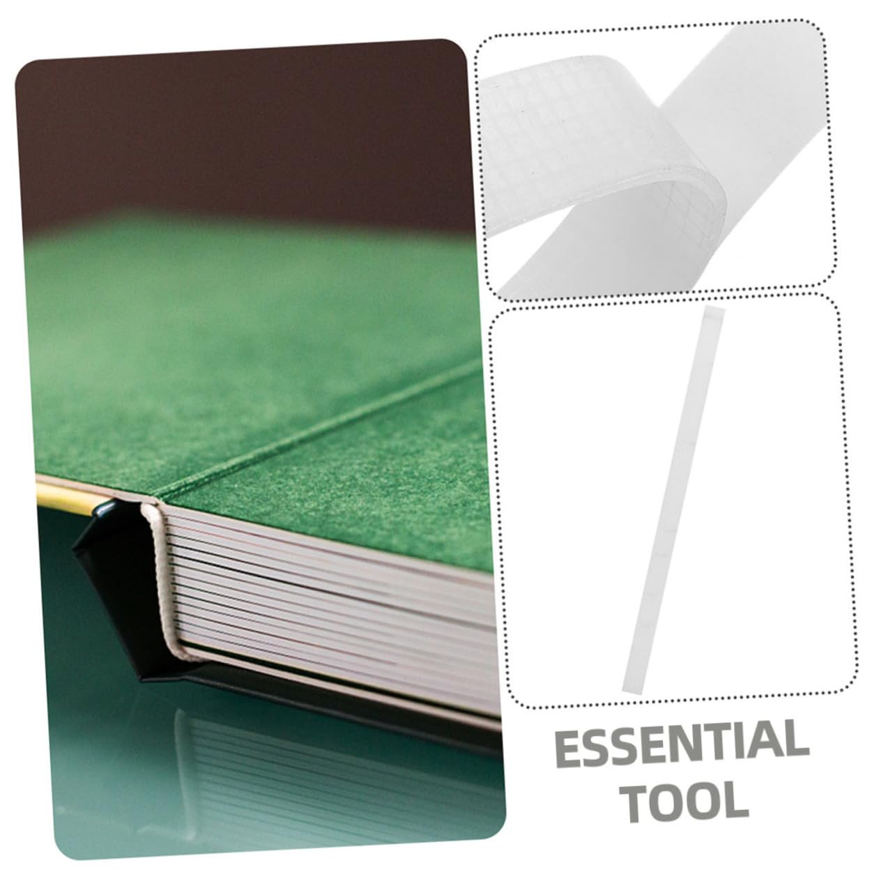 Operitacx 50 Pz Striscia Adesiva Termofusibile Strisce Di Nastro Per Riparazione Libri Nastro Di Riparazione Del Libro Forniture Per Ufficio Striscia Di Nastro Adesivo Bianca Colla