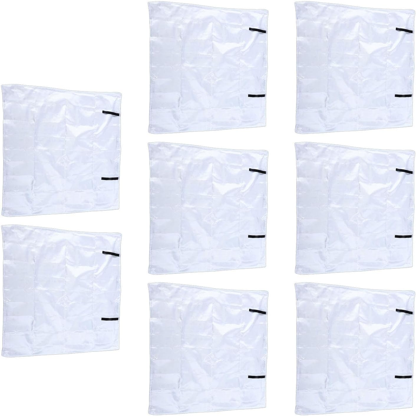 Fire Retardant Fiberglass Emergency Blankets for Home Kitchen 1m X 1m Pack of 8 for Office and Campsite