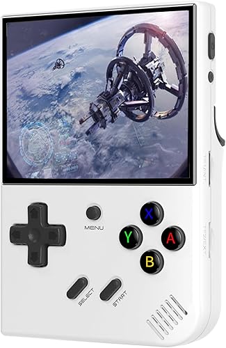 RG35XX Plus Consola de juegos portátil 64G+128G TF tarjeta con más de 8000 juegos emulador clásico, pantalla IPS de 3.5 pulgadas Consolas de juegos