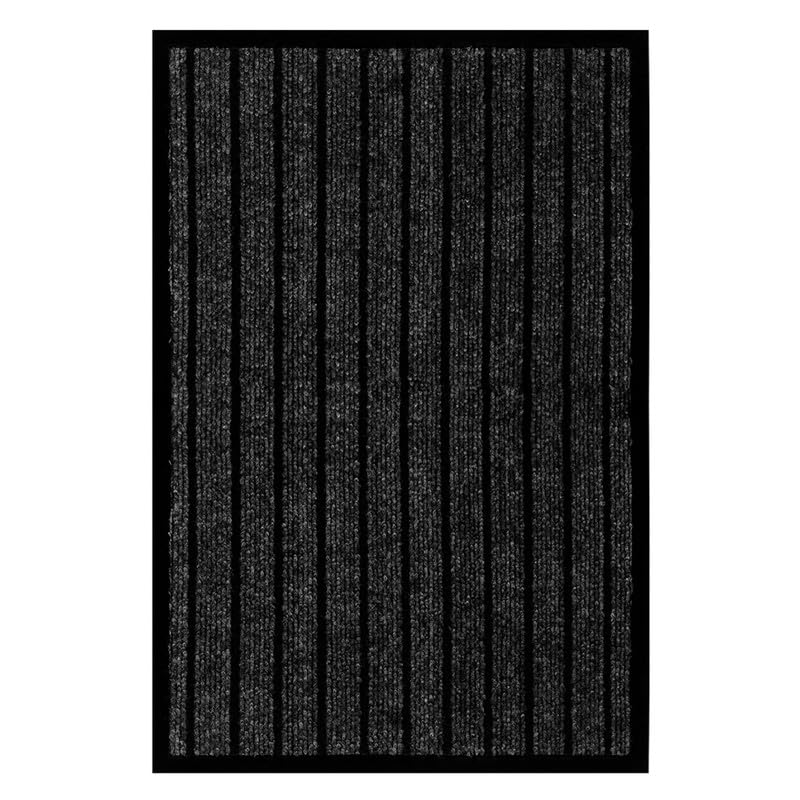 Fit Even Rubber Doormat – Outdoor & Indoor Heavy Duty Washable Non-Slip Doormat for Kitchen Garden, Inside & Outside Floor Mats, Waterproof and Dirt Trapper Entrance Rug Runner (50x90 cm, Brown)