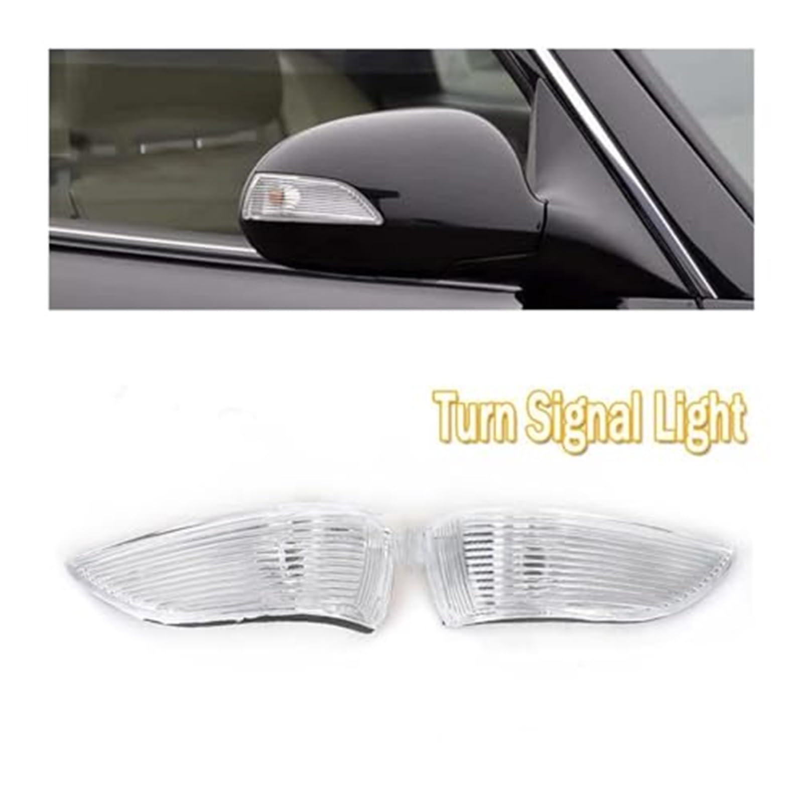 Dla Hyundai, dla Elantra, 2008 2009 2010 2011 lewy prawy LED lusterko wsteczne boczne włączony kierunkowskaz lampka kierunkowskazu Światło kierunkowskazu samochodowego(BLACK 1 pair)
