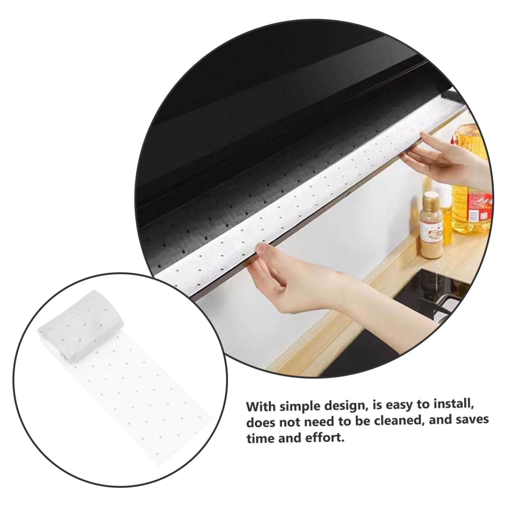 Mikikit 20pezzi Coperte Filtranti Impermeabili Per Cucina Carta Assorbente Per Estrattori Di Fumi Protezione Per Filtri Cucina e Facile Da Installare