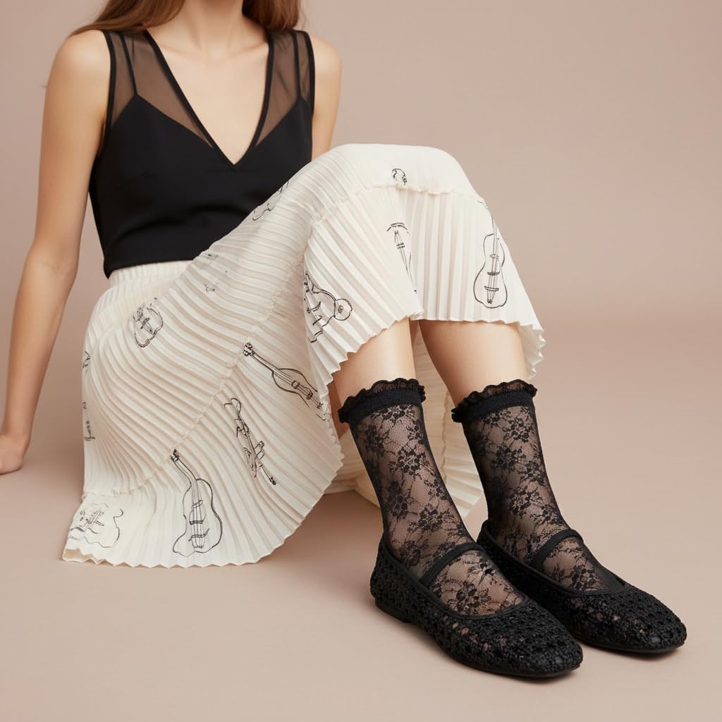 CUSHIONAIRE Weavy Squared Toe Woven Ballet Flats Shoes for Women with Memory Foam | Comfortable Mary Jane Flats for Women with Breathable Mesh Design | Wide Widths Available - Image 2