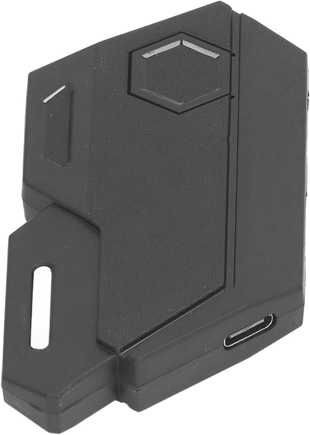 Side view of the converter showing the Type-C input port