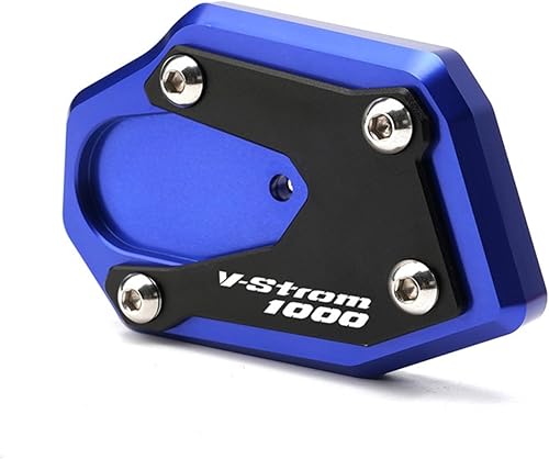Miniatura 4 de JADESA CNC aluminio Motorcycle Foot Side Stand Extension Pad Kickstand Plate for Suzuki V-Strom 1000 DL1000 650 2014-2020 VSTROM 1050 XT Vstrom 650