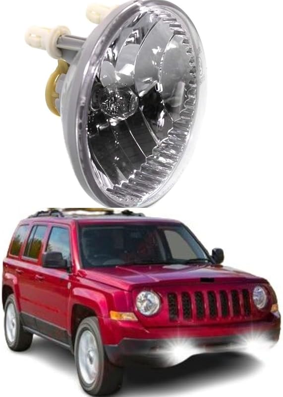 Farol de neblina dianteiro Sagnod Auto para Jeep Patriot 2011–2017 – Lado esquerdo