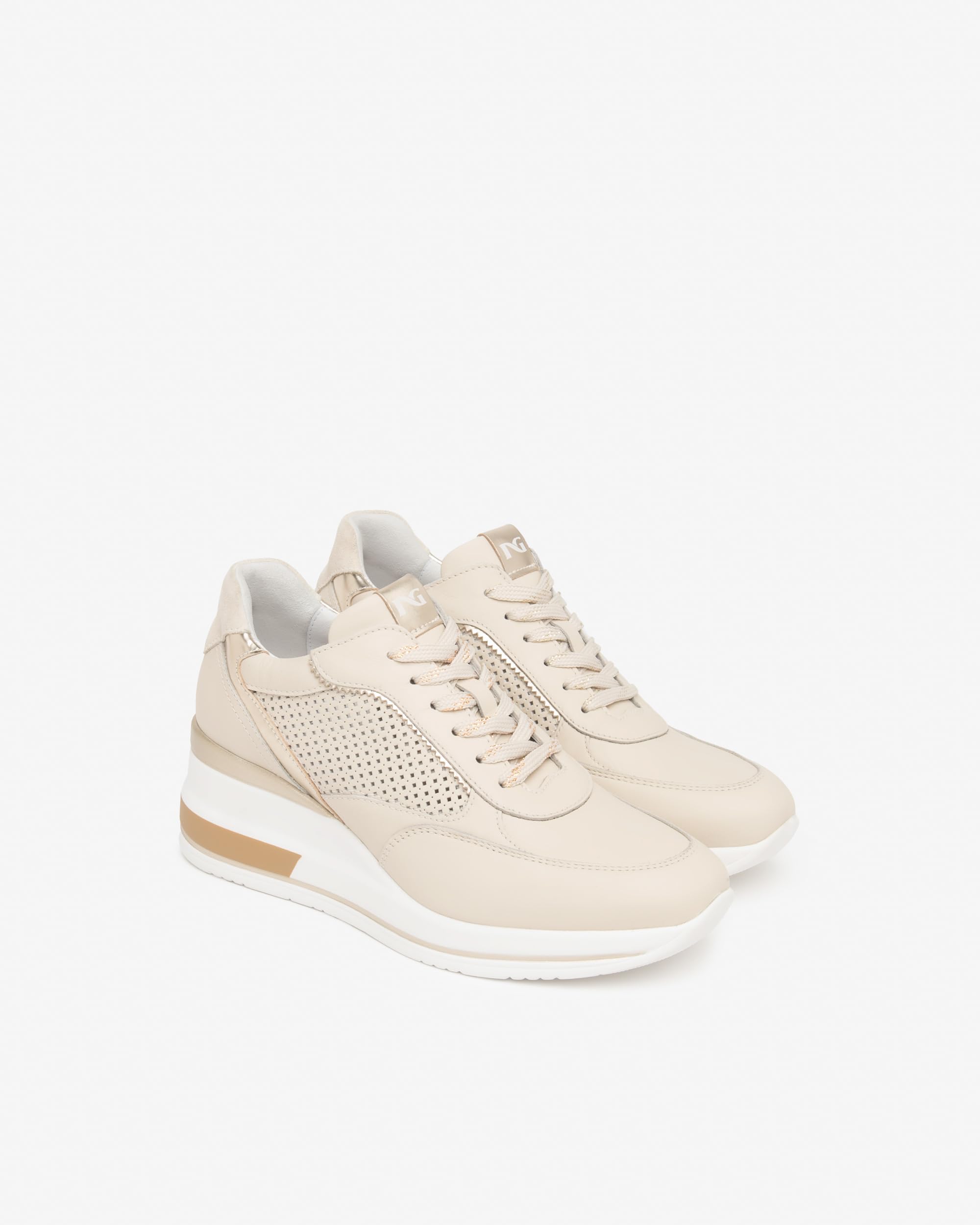 Nero Giardini E615234D Sneakers Donna in Pelle E Materiale Tecnico