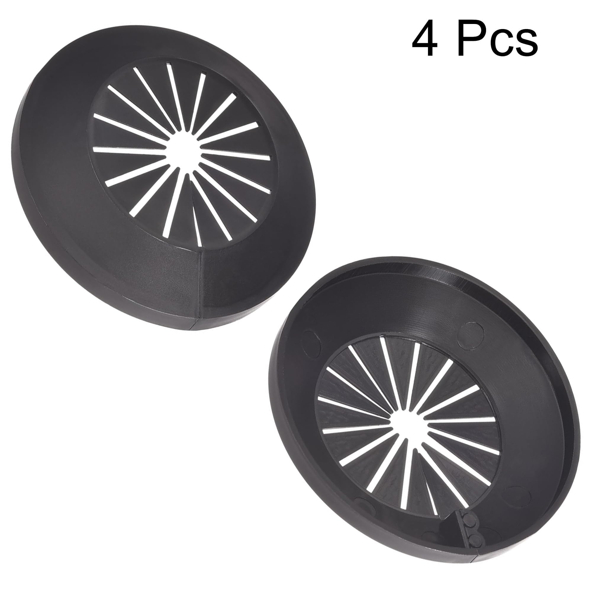 TOP-VIGOR 4pcs 15mm-40mm Pipe Cover Decoration, PP Plastic Escutcheon Pipe Collar for Water Pipe Drain Line - Image 4