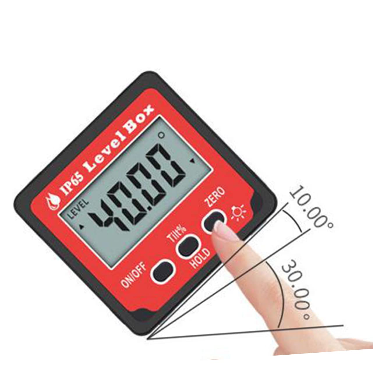 DOITOOL Goniometro Elettronico Digitale Inclinometro Angolare Misuratore Con Retroilluminazione Strumento Magnetico Livella Per Uso Professionale