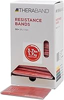 Vista 7 de THERABAND Resistance Bands, 5 Foot, 15 or 30 Count Professional Latex Elastic Bands for Upper & Lower Body Exercise, Physical Therapy, Pilates, Home