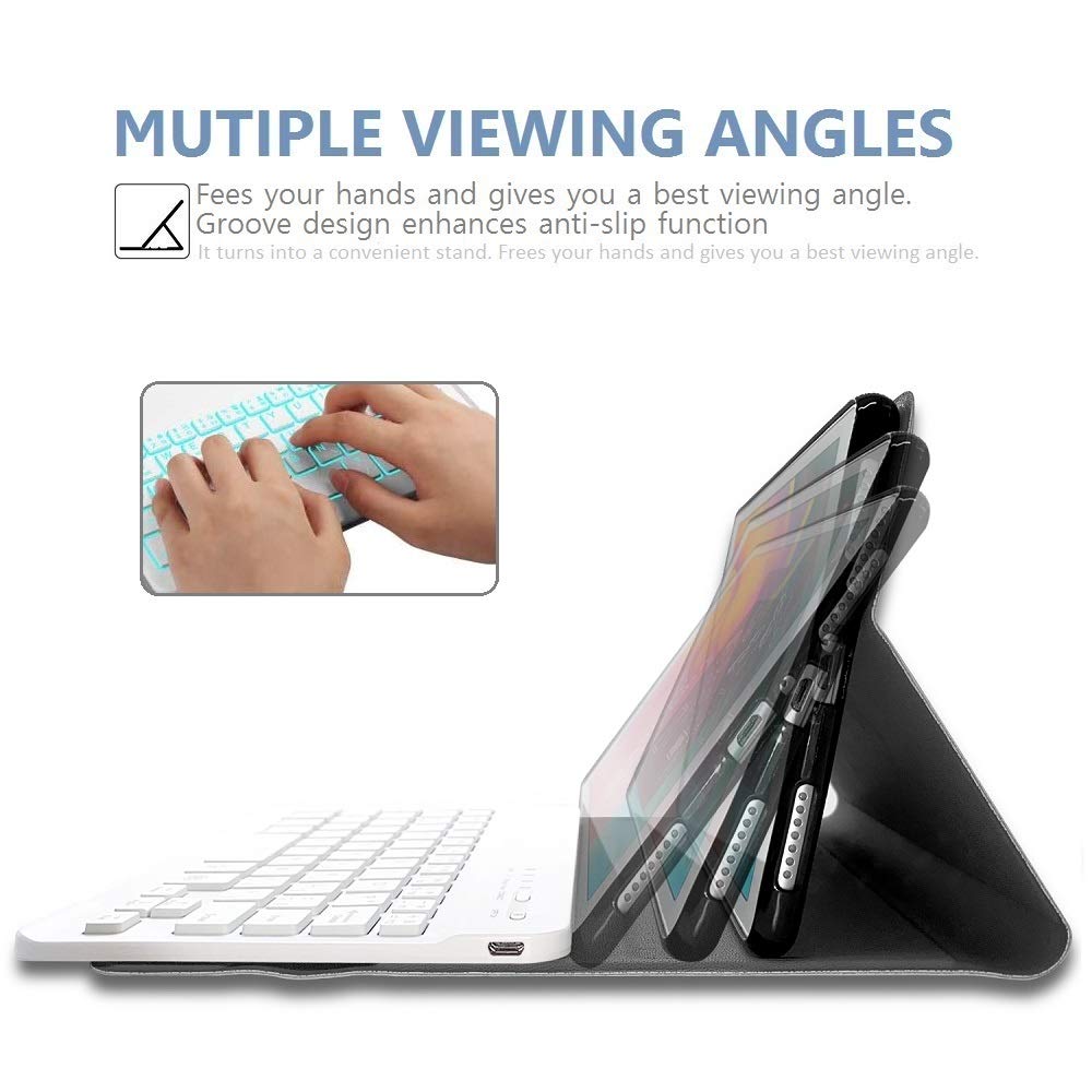 Galaxy Tab A 2019 Keyboard Case Backlit Sm Desertcart INDIA