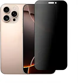 Película Cerâmica 9D Privacidade para (iPhone 15 Pro Max) Anti Espião Tela Inteira com Kit Instalação (iPhone 15 Pro Max)