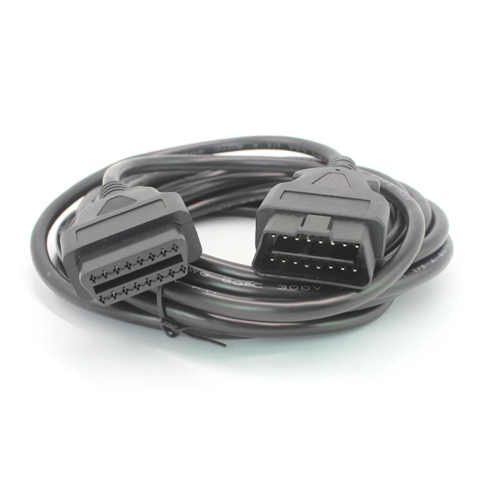 OBD2 16-pinowy uniwersalny kabel przedłużający do 5 metrów OBD II ELM327 złącze kabla interfejsu (3meter)