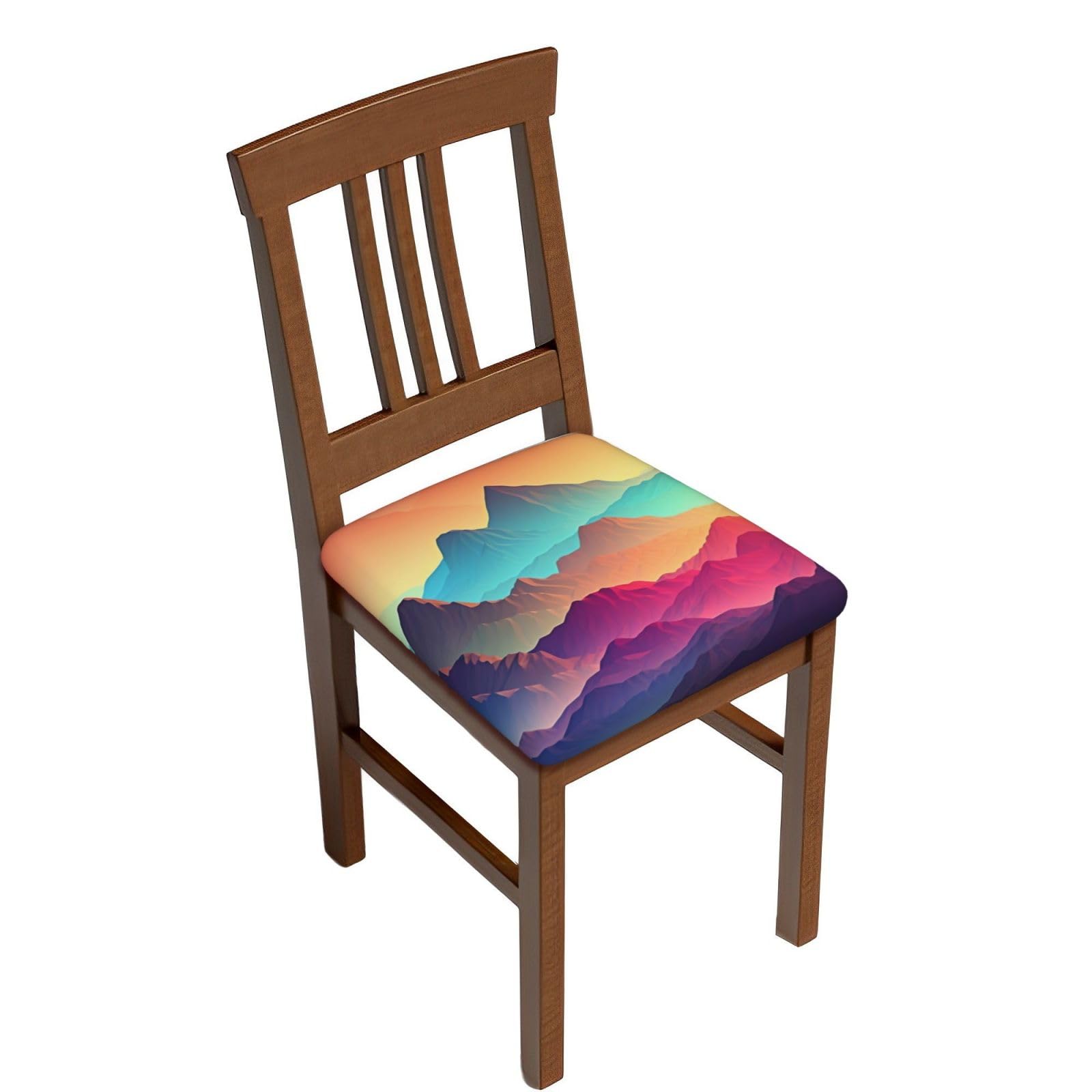 Housse de tabouret de bar carrée velours de qualité supérieure lot de 6