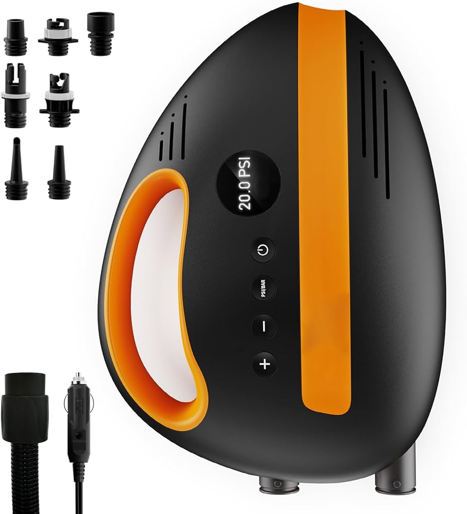 Amazon.co.jp: SUP電動エアーポンプ コードレス式電動空気入れ