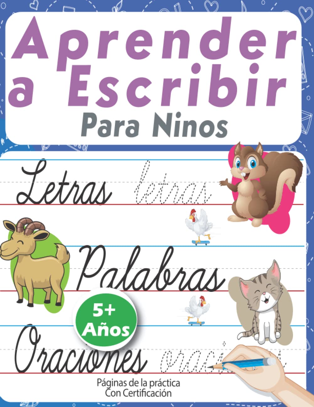 Libreta Para Aprender a Escribir ( Kids Spanish Workbooks for Beginners ): Escribir Letras, Palabras,oraciones | Grade 1 Spanish Workbook for Kids |
