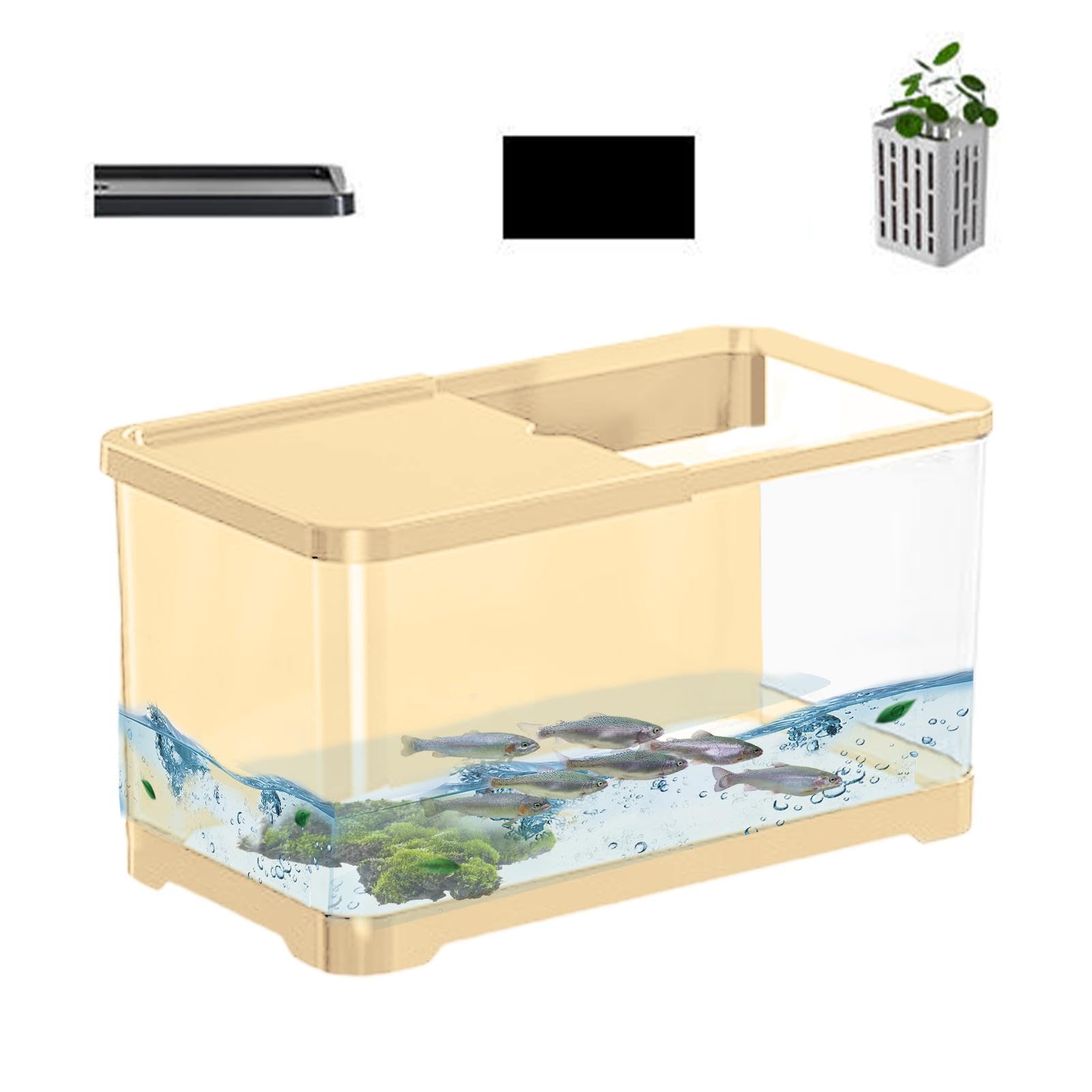 Aquarium Set - Komplettset Aquarium Starterset für kleines Aquarium