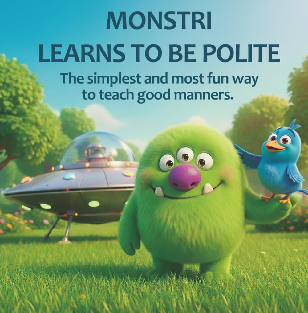 MONSTRI LEARNS TO BE POLITE: The simplest and most fun way to teach good manners.