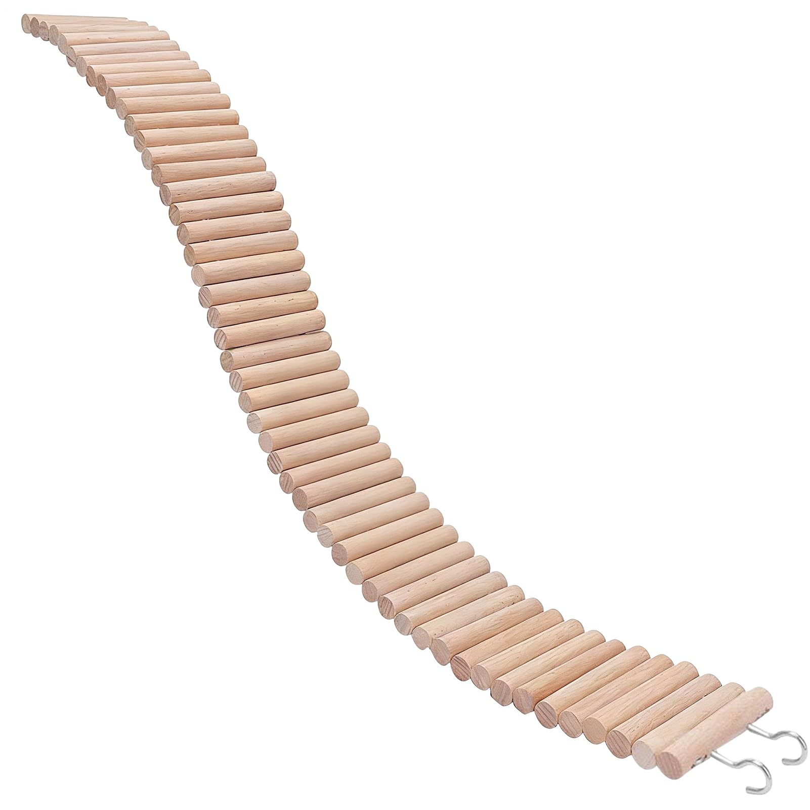 Hamster Ladder | Hamster Climbing Toys - Wooden Ladder Bridge Small Animal Cage Enrichment Accessories For Mouse, Chinchilla, Sugar Glider, Gerbil & Chipmunk