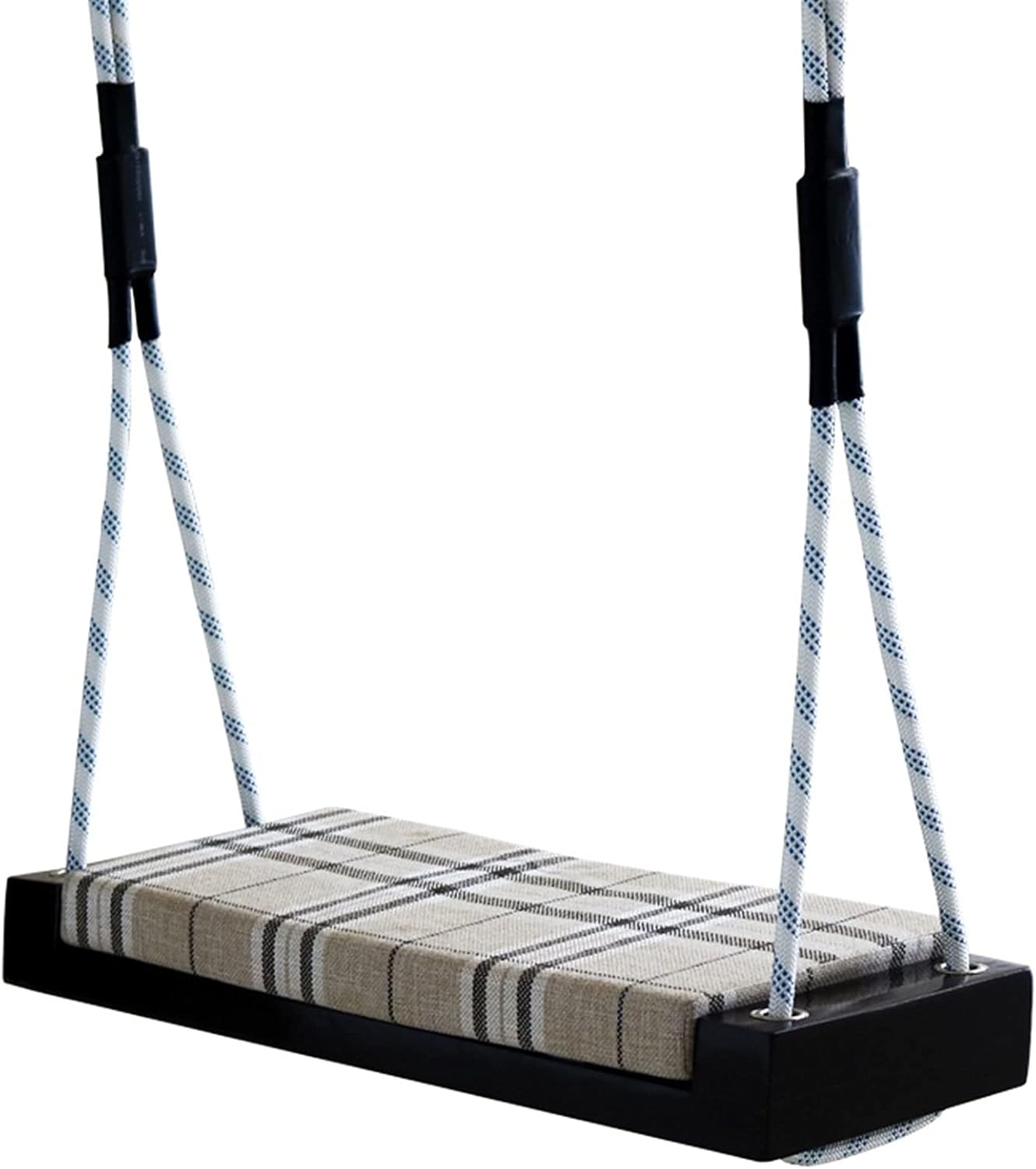 Trapeze High-Grade Lattice Pattern Seat Cushion Swing Chair Outdoor Portable Cradle Chair Indoor and Outdoor European Swing Chair Swings