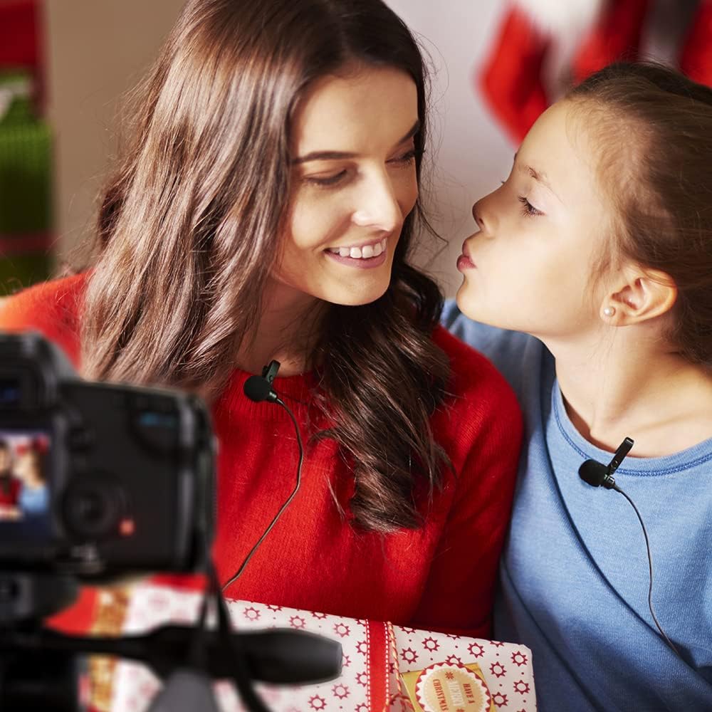 Black Friday - 50% OFF Lavalier Microphone for iPhone Android Smartphones, MAONO 2 Pack Professional Omnidirectional Condenser Clip on Lapel Mic for Recording, Interview, YouTube Video, Vlogging (AU-303) Flash Sale Buy 1 get 1 Lavalier Microphone for iPhone Android Smartphones, MAONO 2 Pack Professional Omnidirectional Condenser Clip on Lapel Mic for Recording, Interview, YouTube Video, Vlogging (AU-303)