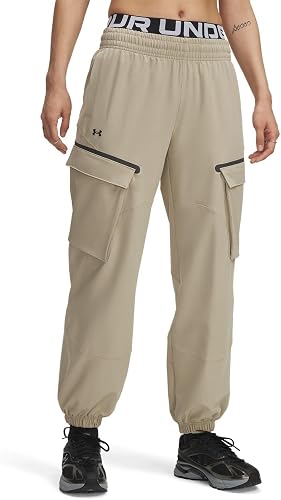 Under Armour Pantalon cargo Unstoppable pour femme, City Kaki, 38