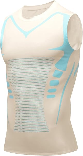 Compression Shirt Men Slimming Body Shaper Vest Crewneck Workout Tank Top
