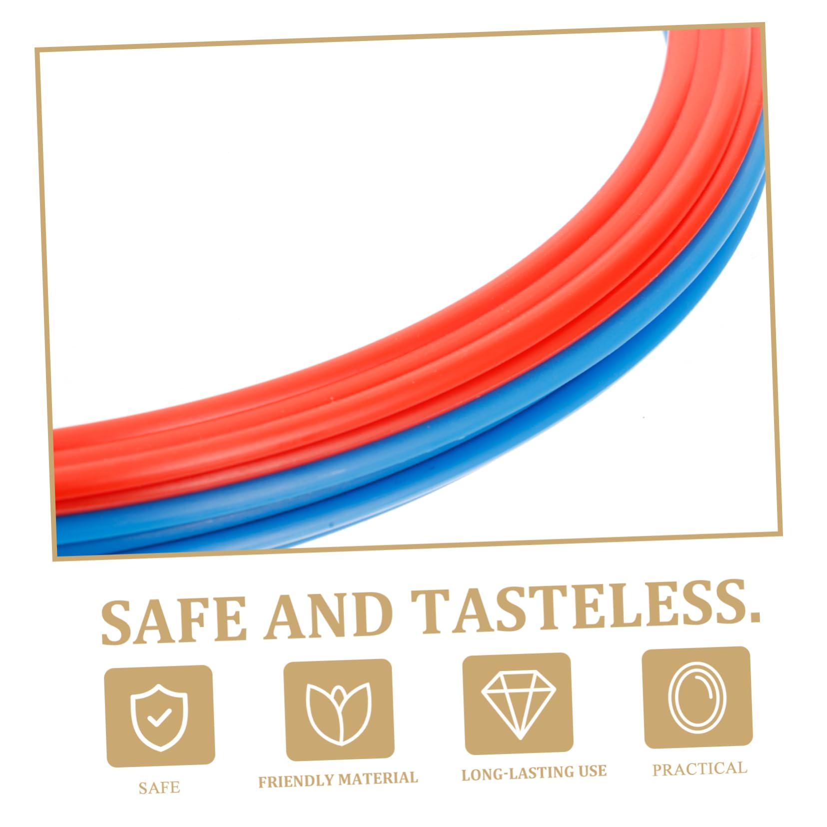 WHAMVOX Pace Training Circle 6pcs Soccer Training Rings Abs Material for Endurance -Toning Workout Random Color