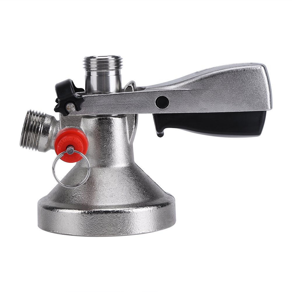 G Tipo Keg Stainless Steel Coupler Draft Beer Dispenser de Acero Inoxidable Dispensador de Cerveza Grifo para Barril 8mm