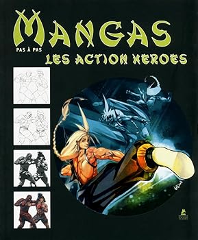 Paperback les manga action heroes dessiner pas a pas [French] Book