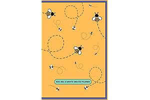 Busy Bee 12-Month Undated Planner: Stay Organized All Year Long