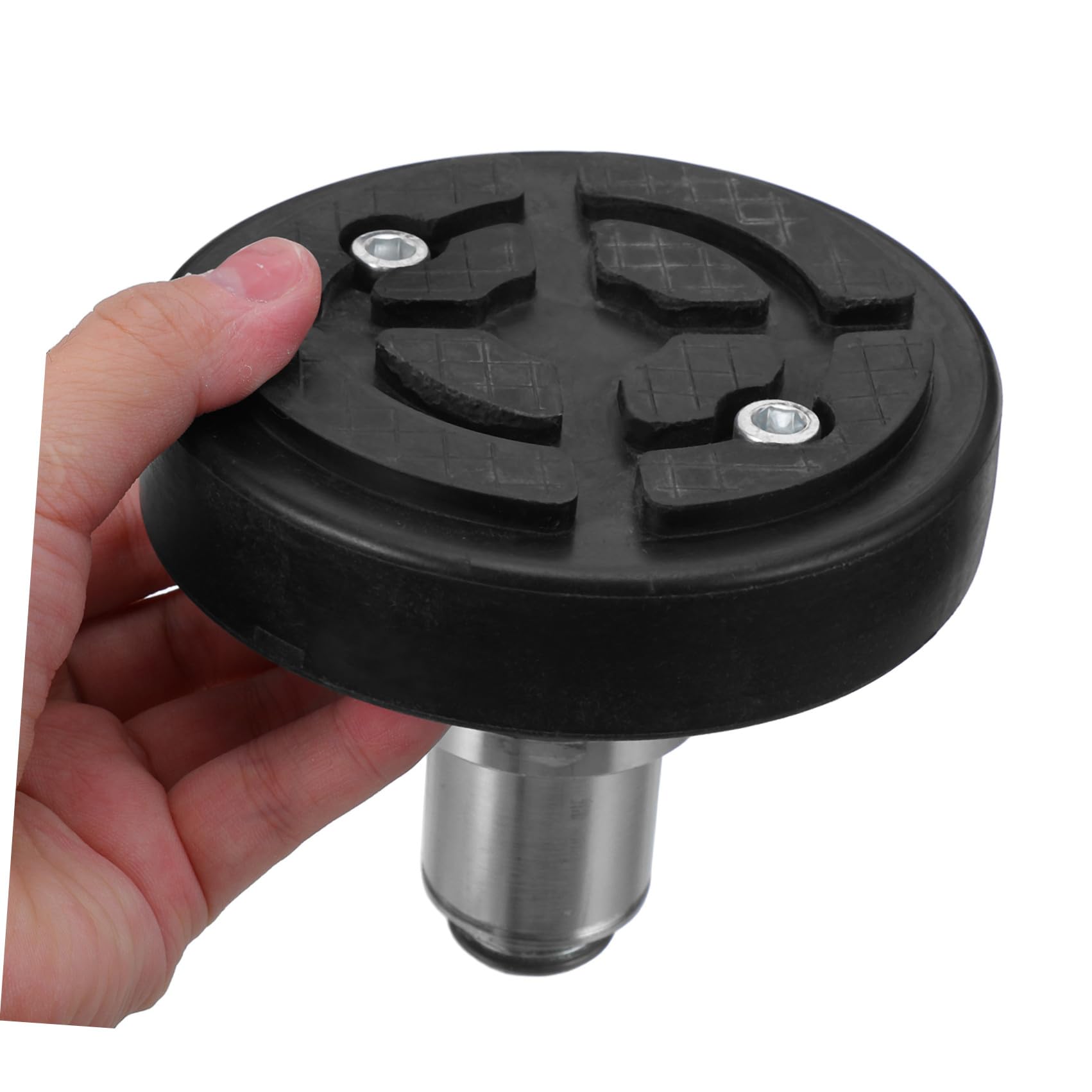 STOBAZA Coussins Rehausseurs en Caoutchouc pour Pieds de Levage de Voiture, Structure Stable en Métal, Résistance à l'usure, pour Entretien Automobile Professionnel