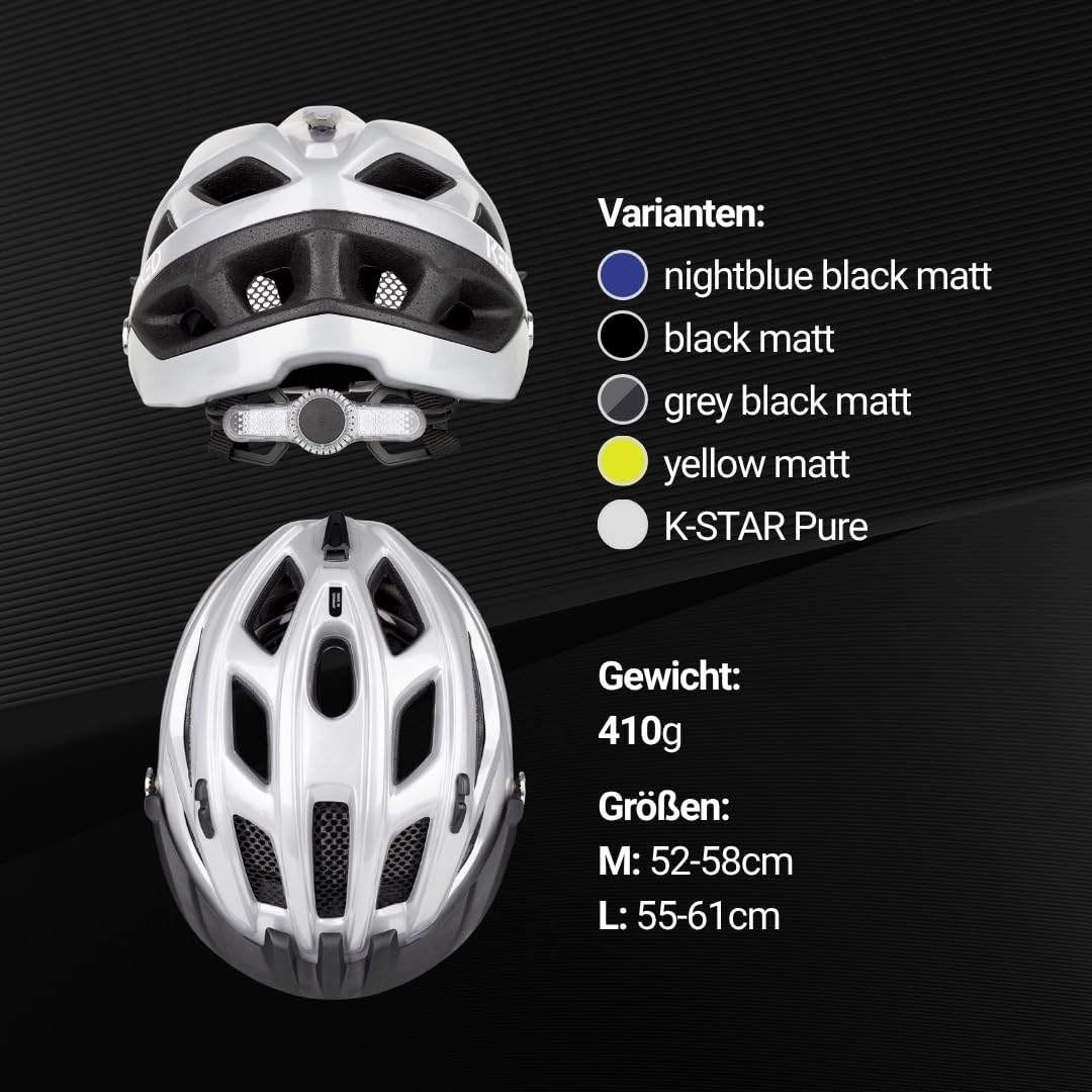KED Covis Lite Fahrradhelm Mit Maxshell Technologie, Fidlock Magnetverschluss Und Verstellbarem Visier – Sicherer Und Komfortabler Helm Für 