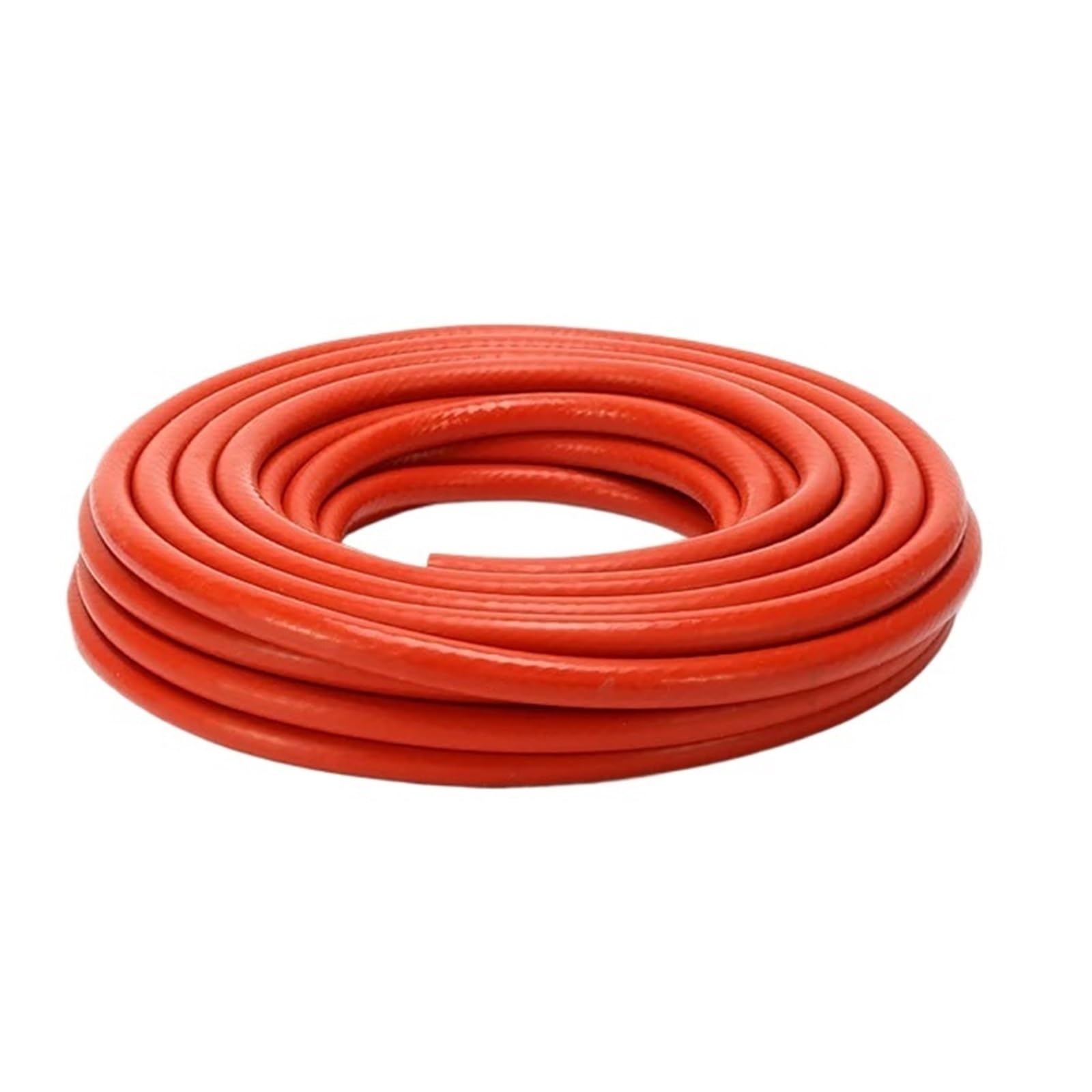 Tubo de vacío de silicona rojo/azul de 1 m y 6-32 mm de diámetro interior, manguera de goma trenzada reforzada, tubería de aire y agua, tubería de alta presión resistente al calor(Red,19x25mm