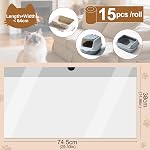 45 Count Litter Box Liners for Happypaw XXXL Self Cleaning Litter box GEN 5 Plus Waste Bags, Leak Proof Replacement Jumbo Cat Litter Box Liners, Extra Thick Cat Litter Bags, Durable Waterproof
