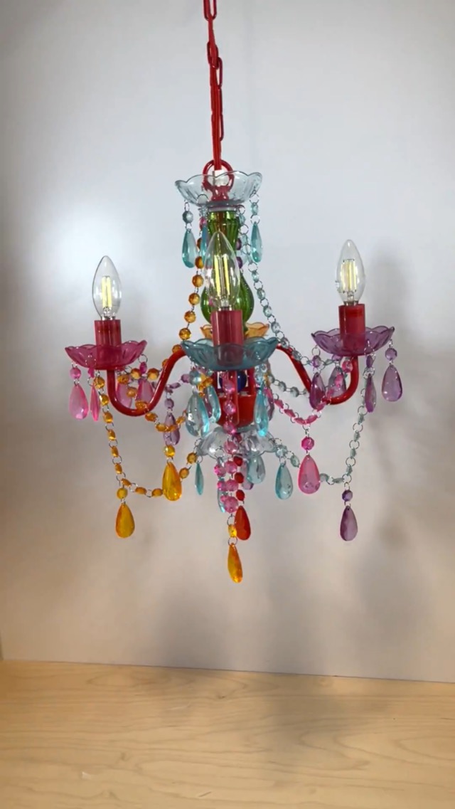 The Original Brink House 4 Light Multicolor Hardwire Flush