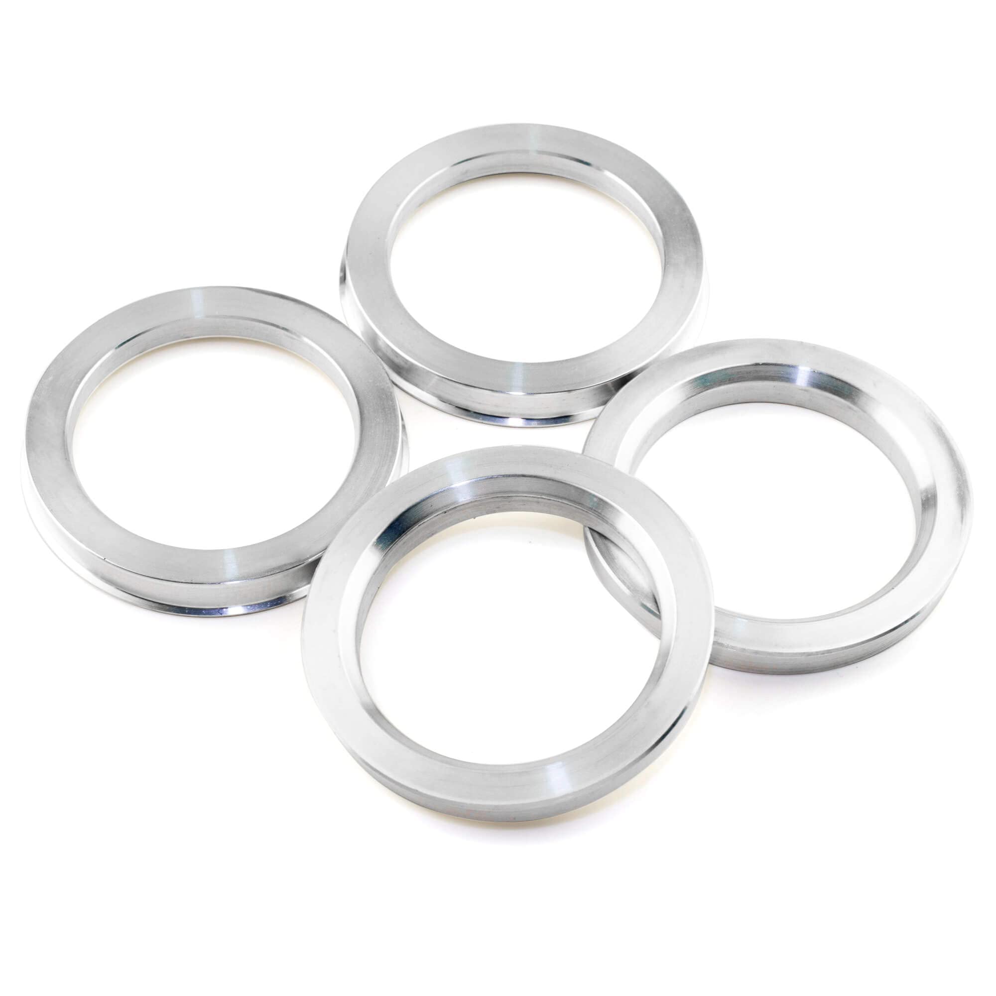 AUTOHAUX 4 Anelli Centra Ruota In Alluminio Da 67,1mm A 54,1mm - Adattatori Per Mozzo, Eliminano Vibrazioni