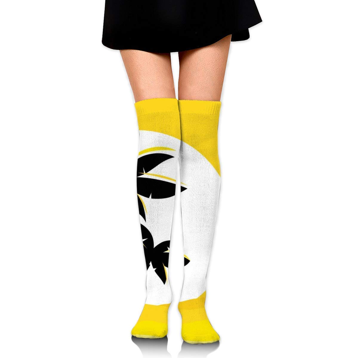 vcbndfcjnd Coco On The Island Customized Long Full Length Socks for Running, Sports, Travel, Cycling, Traveling 25.6 Inchs Black