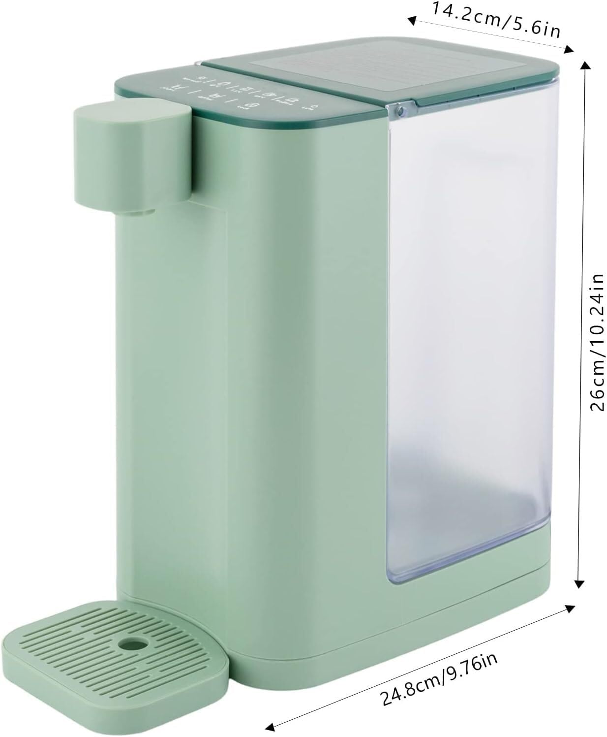 Electric Hot Water Pot Urn, Instant Hot Water Dispenser with Adjustable 5 Temperatures for Making Tea, Coffee, Hot Milk, 3L Water Tank Capacity/White