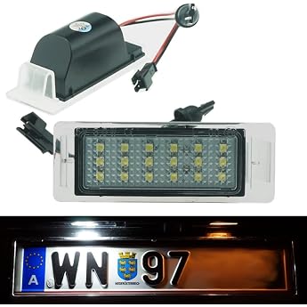 Do. LED 189J08LED License Plate Light for Insignia Sports Tourer Only for Estate Facelift Mocha Cam Cruze TV-Tested License Plate Lighting Number Plate Light License Plate Light Xenon Optics with E-Mark