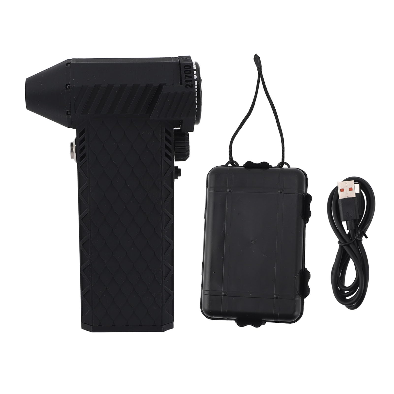 FTVOGUE Handheld-Jet-Trockengebläse, 80.000-mAh-Akku, 110.000 U/min (BLACK)