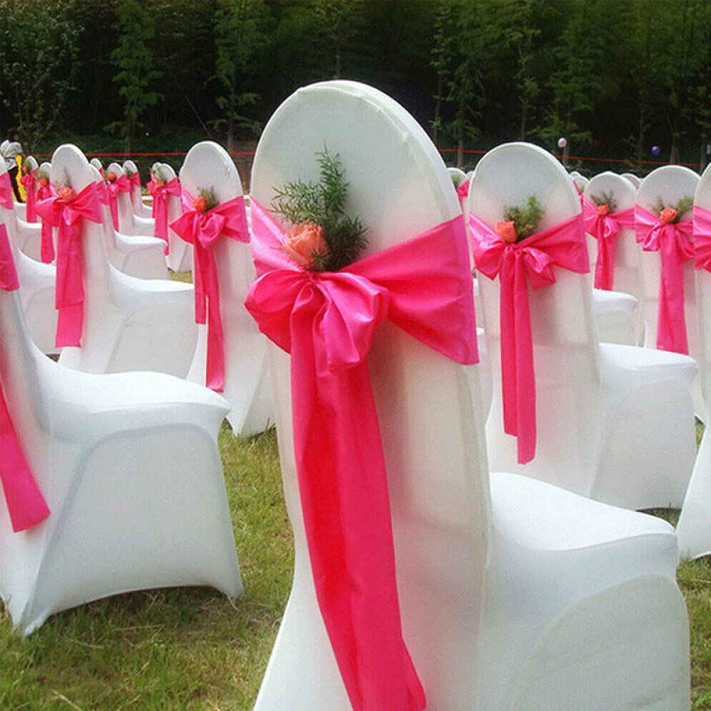 LZY 10 Fundas Elásticas De Elastano Para Sillas De Bodas, Fiestas, Comedor Y Decoración De Sillas (morado, 10