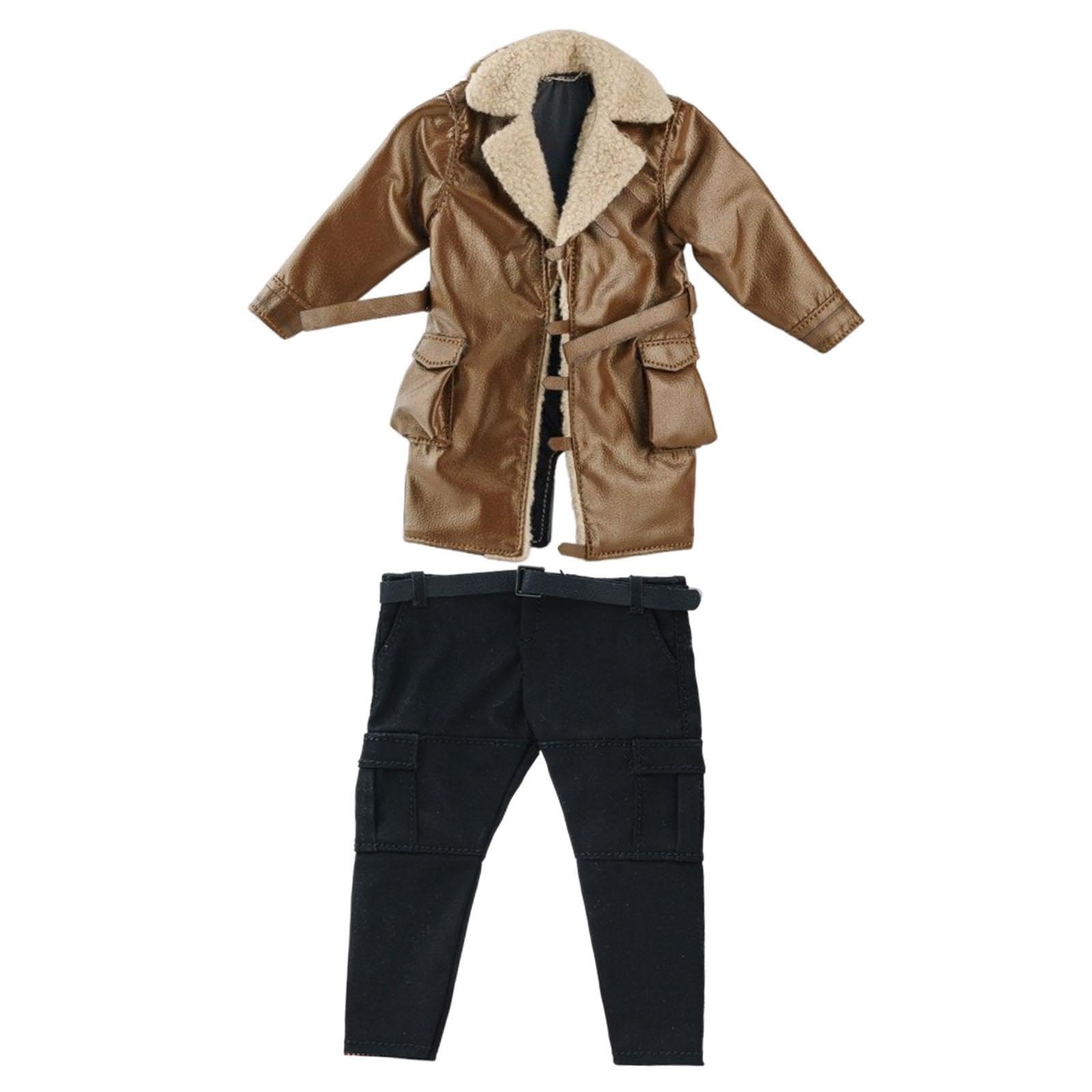 1/10 1/12 Cappotto da Soldato Maschio Pantaloni Cargo Vestiti alla Moda, Accessori per Foto, Vestiti per Bambole, Moda, da Soldato Maschio Accessori