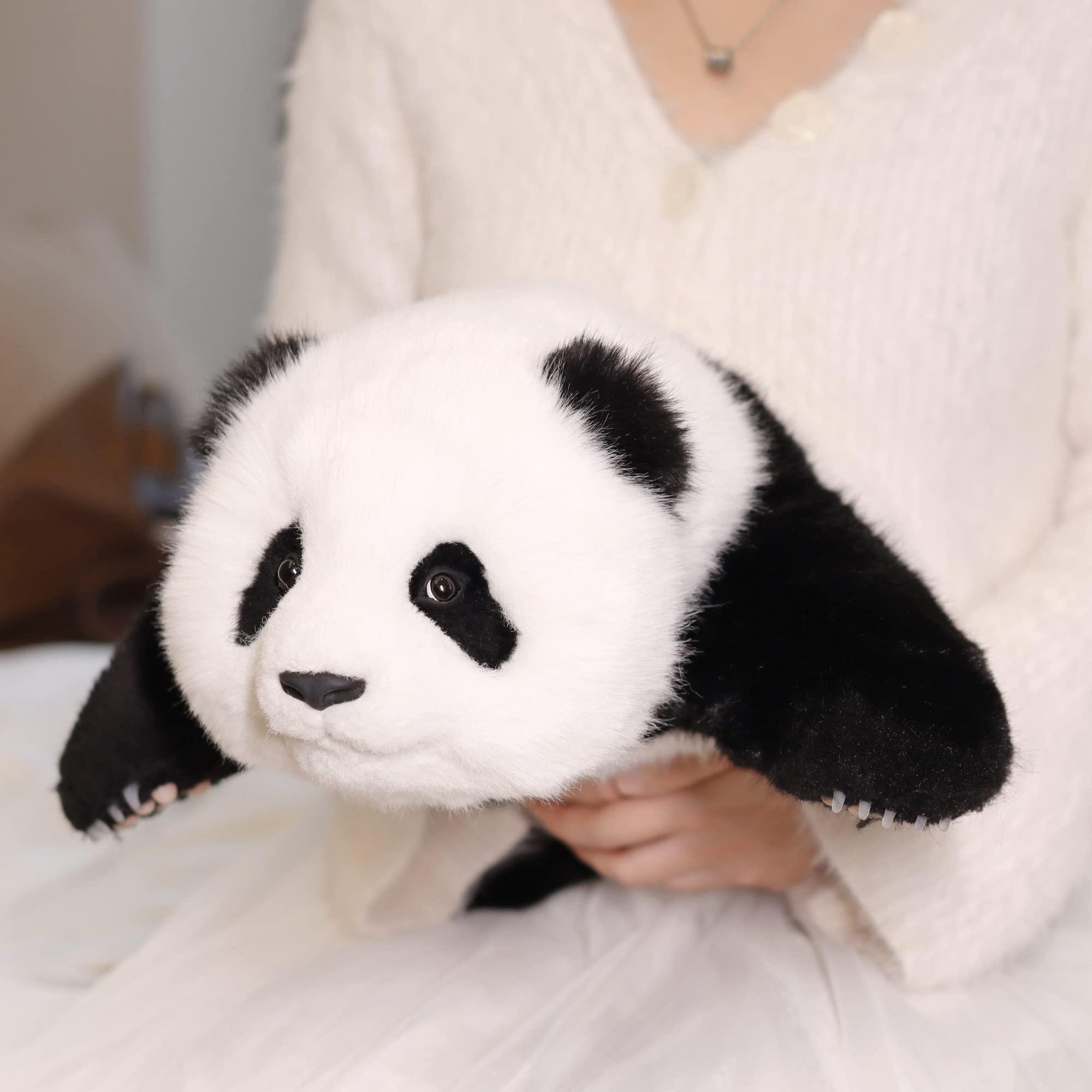 Amazon.co.jp: Chongker ぬいぐるみ パンダ ぬいぐるみ - リアルな動物 