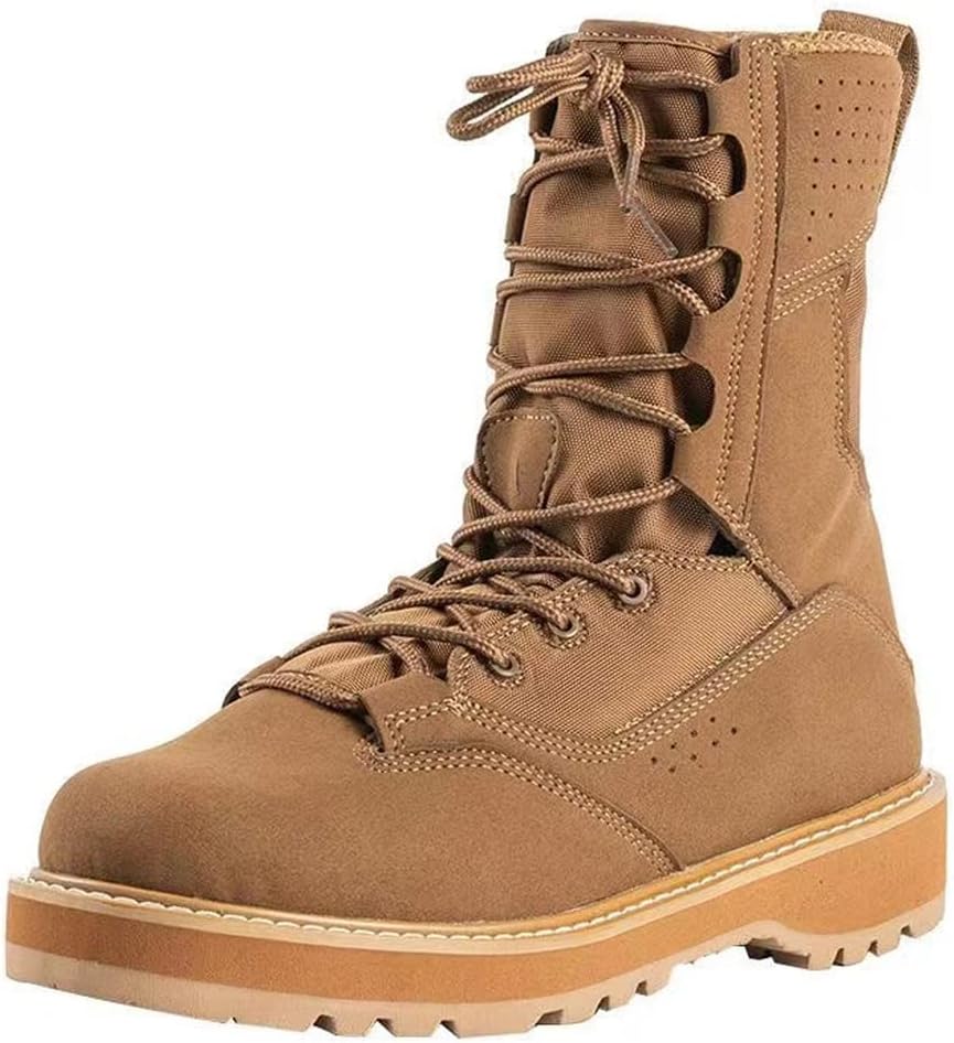 BPKW 8" Men's Military Tactical Combat Swat Boots Footwear Hiking Trekking Backpacking Outdoor Work Shoes-ZDT