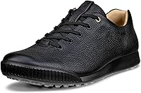 ECCO Men's Street Retro Hybrid Waterproof Golf Shoes - Premium Leather, 800+ Traction Points, All-Day Comfort