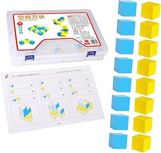 Toyvian 1 Conjunto De Blocos De Madeira Brinquedos De Empilhamento Brinquedos De Madeira Brinquedos Educativos Empilhamento Bloco De Quebra-Cabeça Geometria Bloco Pré-Escolar